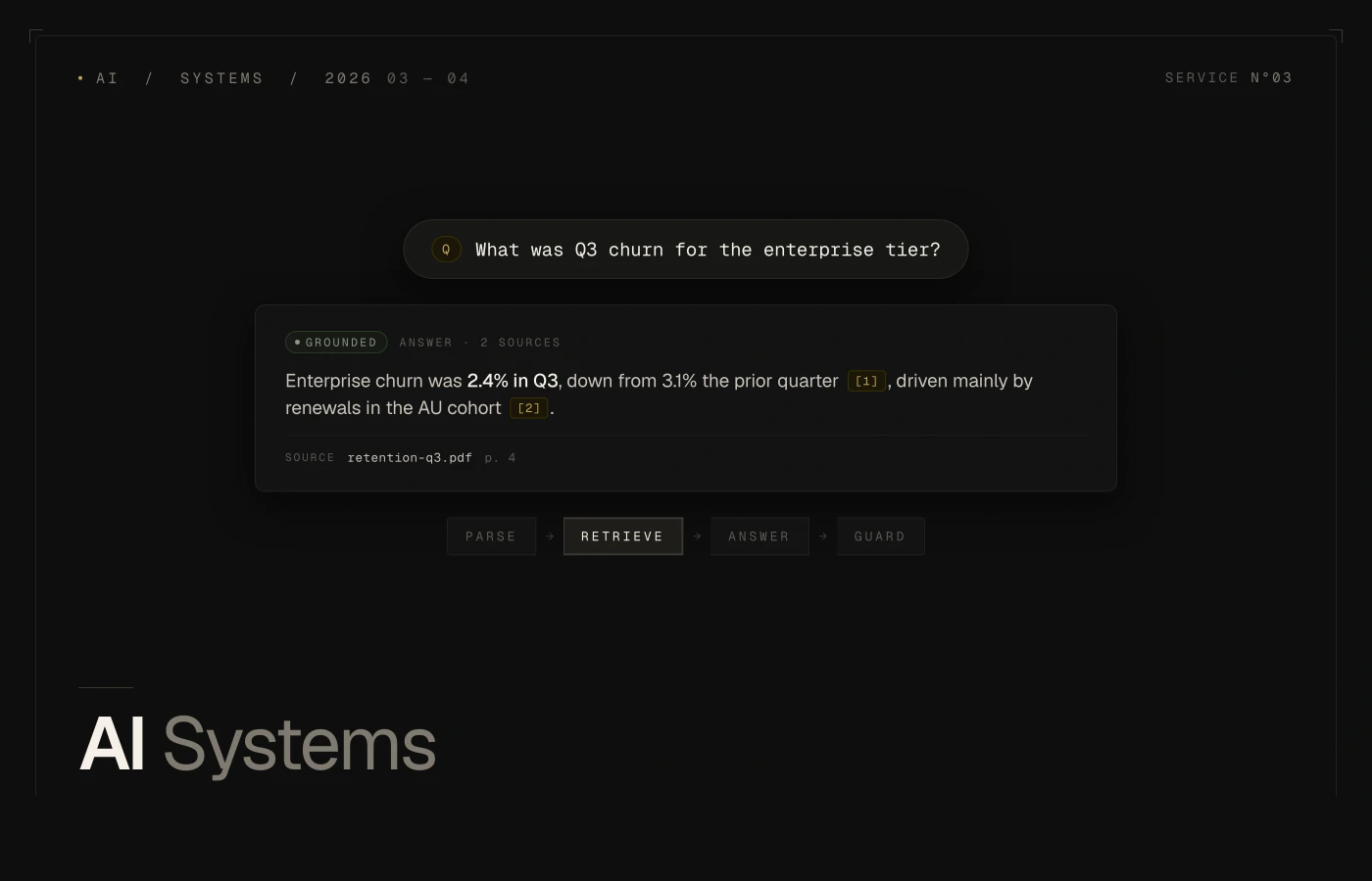 AI chat interface mockup preview